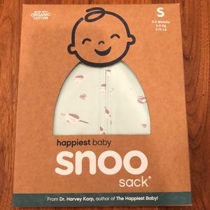 Happiest Baby SNOO Sack- Size Small Teal Planets